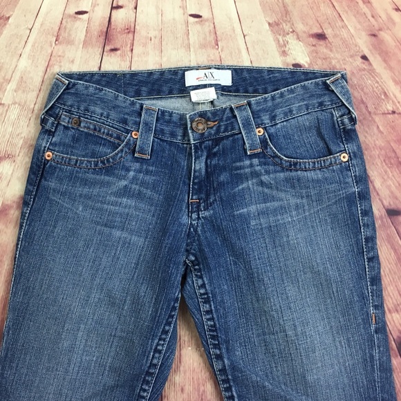 A/X Armani Exchange flare leg denim Jean size 4r - Picture 3 of 8